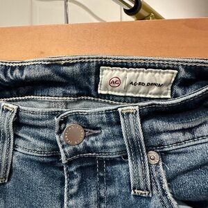 AG Adriano Goldschmied Blue Boyfriend Jeans